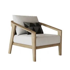 Malta teak lounge chair
